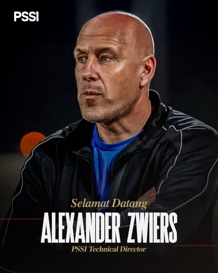 官方：印尼足协聘请荷兰人兹维尔斯出任国家队技术总监