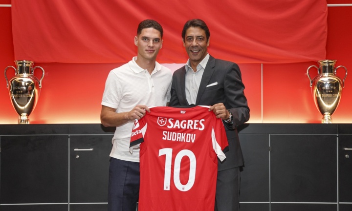 官方：本菲卡签下矿工中场苏达科夫，租借+强制买断总价3200万欧