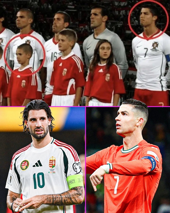 交手偶像！16年前索博曾是葡萄牙队球童 明晨他将与C罗同场竞技