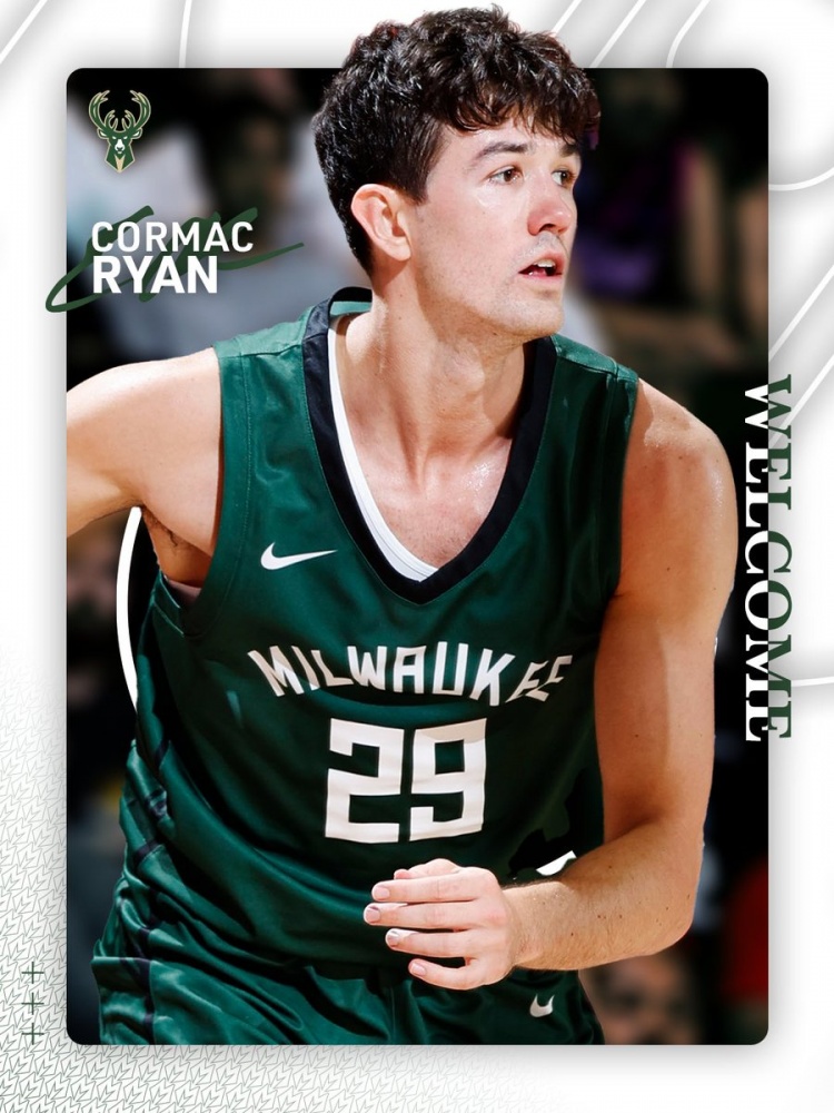 夏联场均11.8分2.4板1.6助！雄鹿官方：与瑞安签Exhibit 10合同