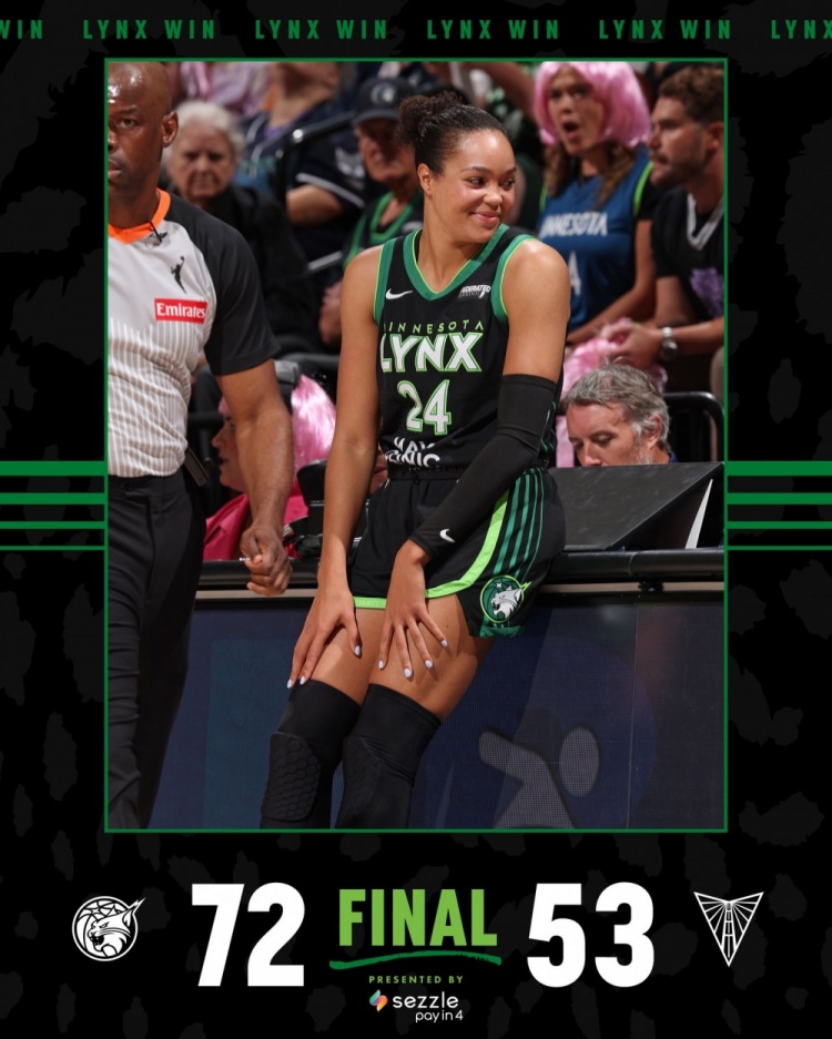 联盟第一！山猫击败女武神 常规赛战绩定格在34胜10负