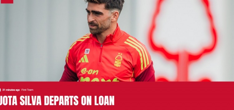 官方：森林边锋若塔-席尔瓦先租后买去贝西克塔斯，总价2000万欧