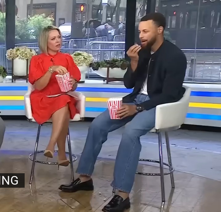 库里：爆米花我只爱原味的 盐与黄油的比例要很精确才行