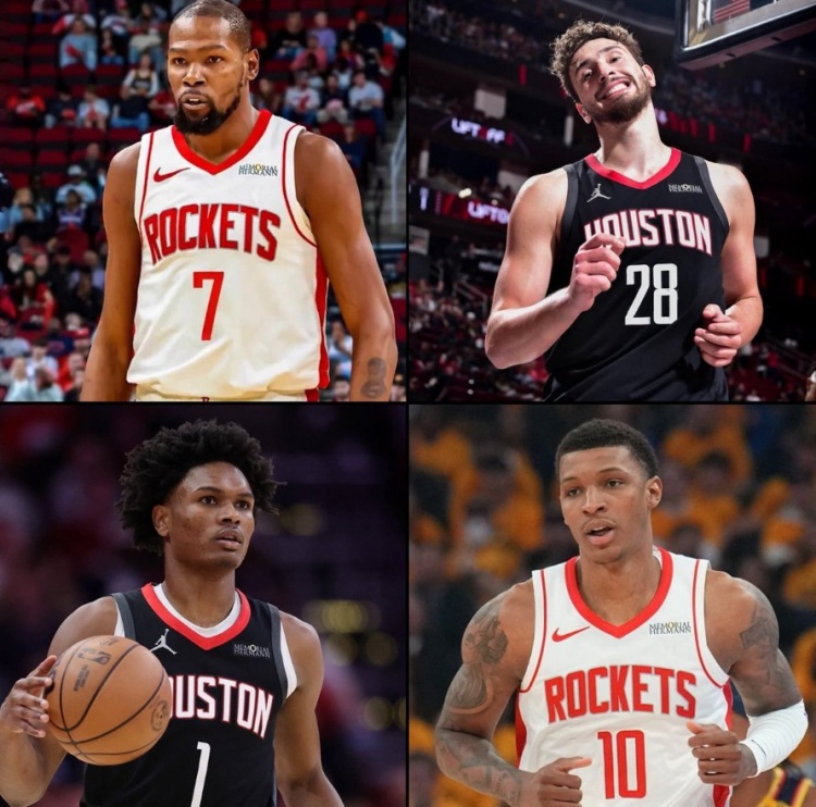 火箭四人杀进ESPN百大排名：杜兰特9 申京25 阿门37 小贾巴里74