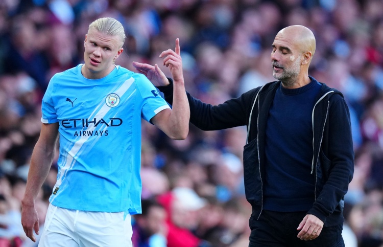 瓜帅：就进球而言哈兰德是梅罗凯恩莱万水平，但梅罗保持了20年