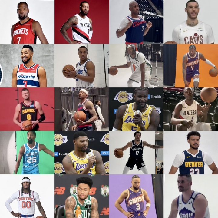 各队新援媒体日定妆照集合！球迷：怎么没几个笑的👀