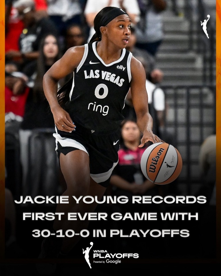 32+10+0失误！杰基-杨成为历史首位季后赛砍下30分10助0失误球员