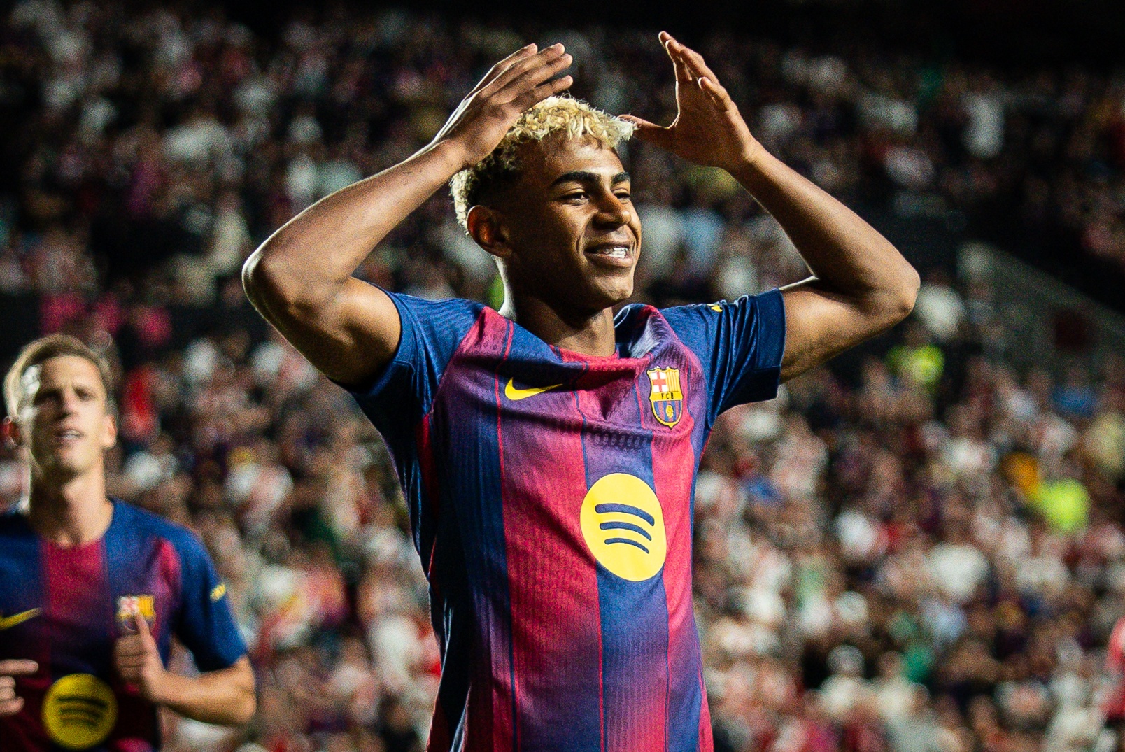 亚马尔过去6场比赛均有进球或助攻入账，合计2球6助攻