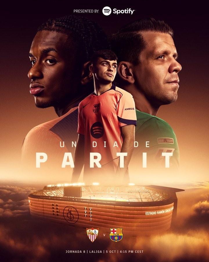 有大片的味道了🔥巴萨晒海报，预热客战塞维利亚