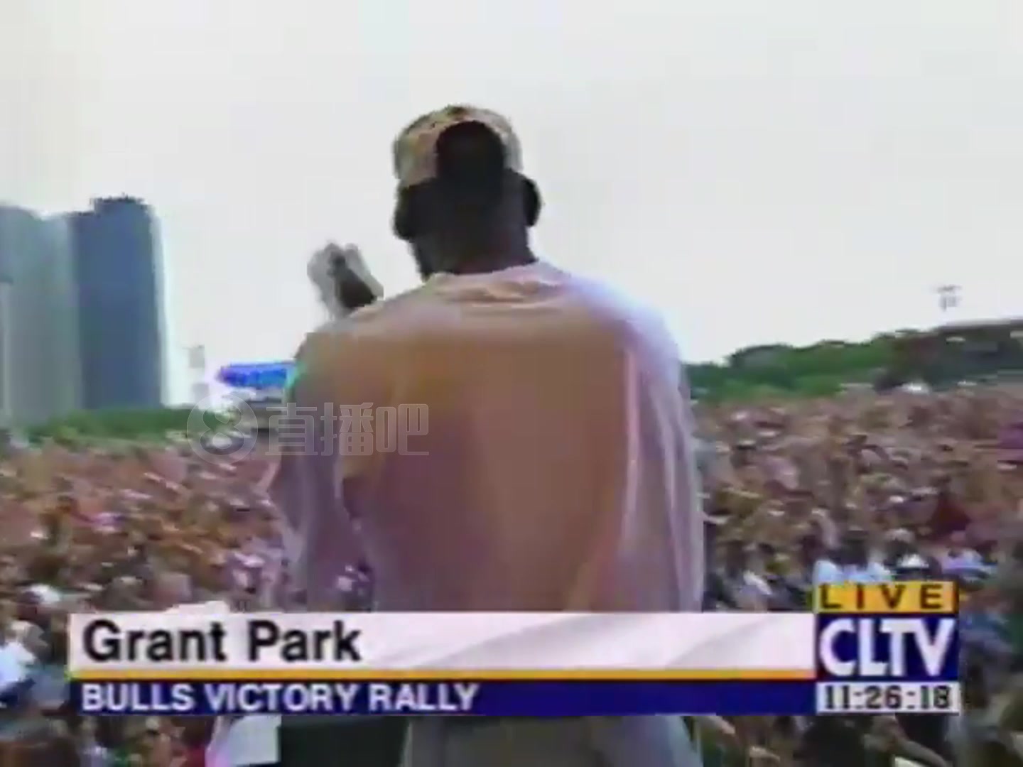 老詹非原创！乔丹96年夺冠庆典：Not1 Not2 Not3 甚至Not 4 ...