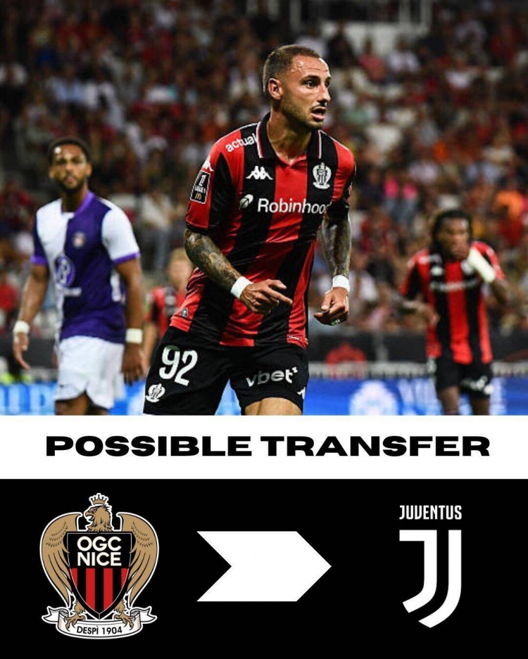 意媒：尤文可能冬窗再次尝试签尼斯右后卫克劳斯，他合同明夏到期